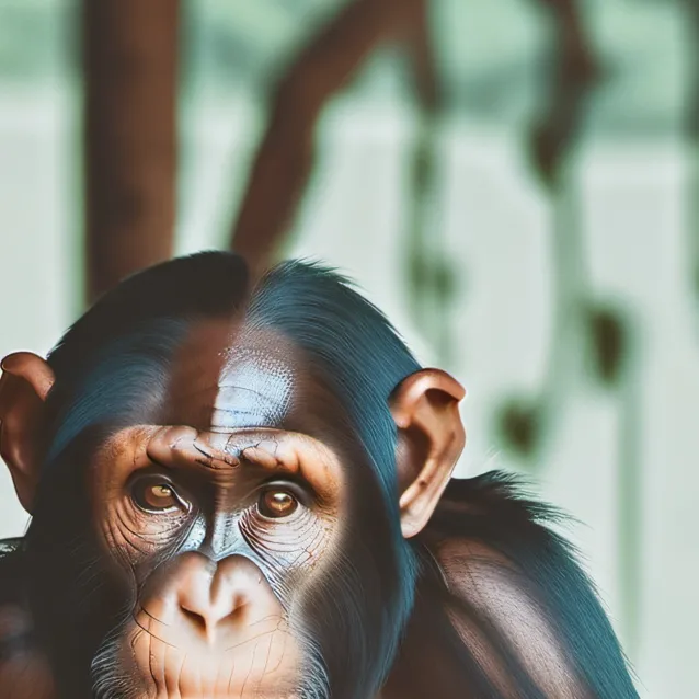 chat with ai character: Chimpancé john