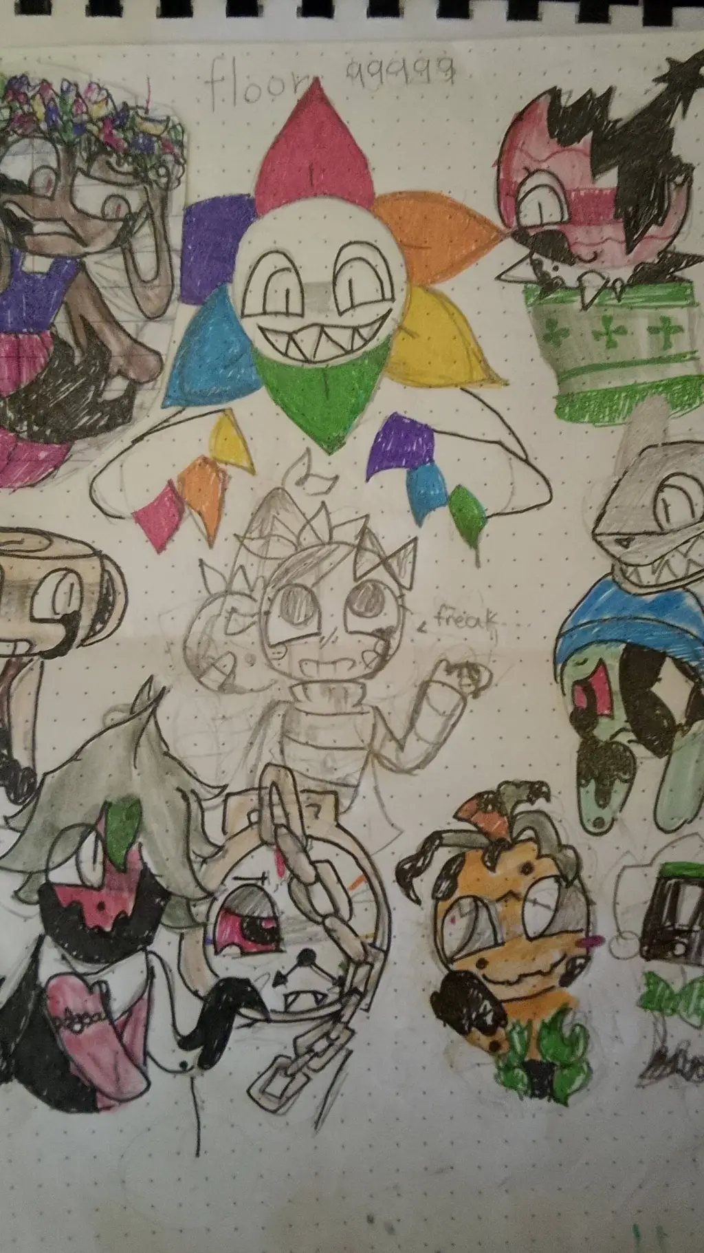 ai character: twisted world!  background