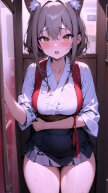 ai character: девушка background