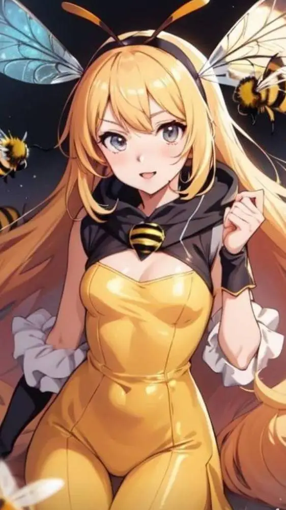 ai character: princesa abelha 🐝 background