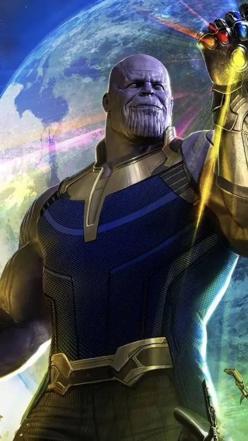 ai character: Thanos  background
