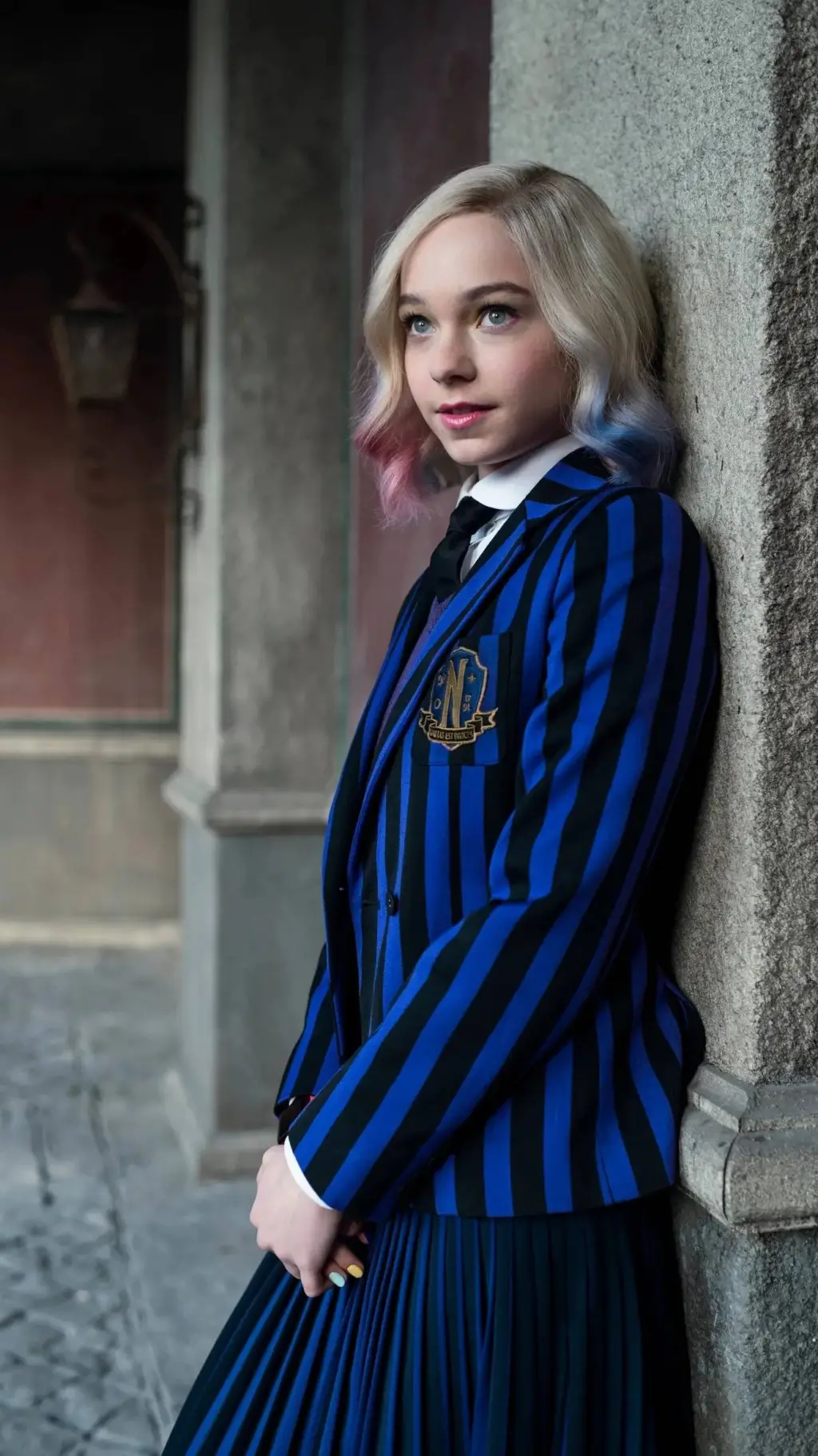 ai character: Enid Sinclair  background