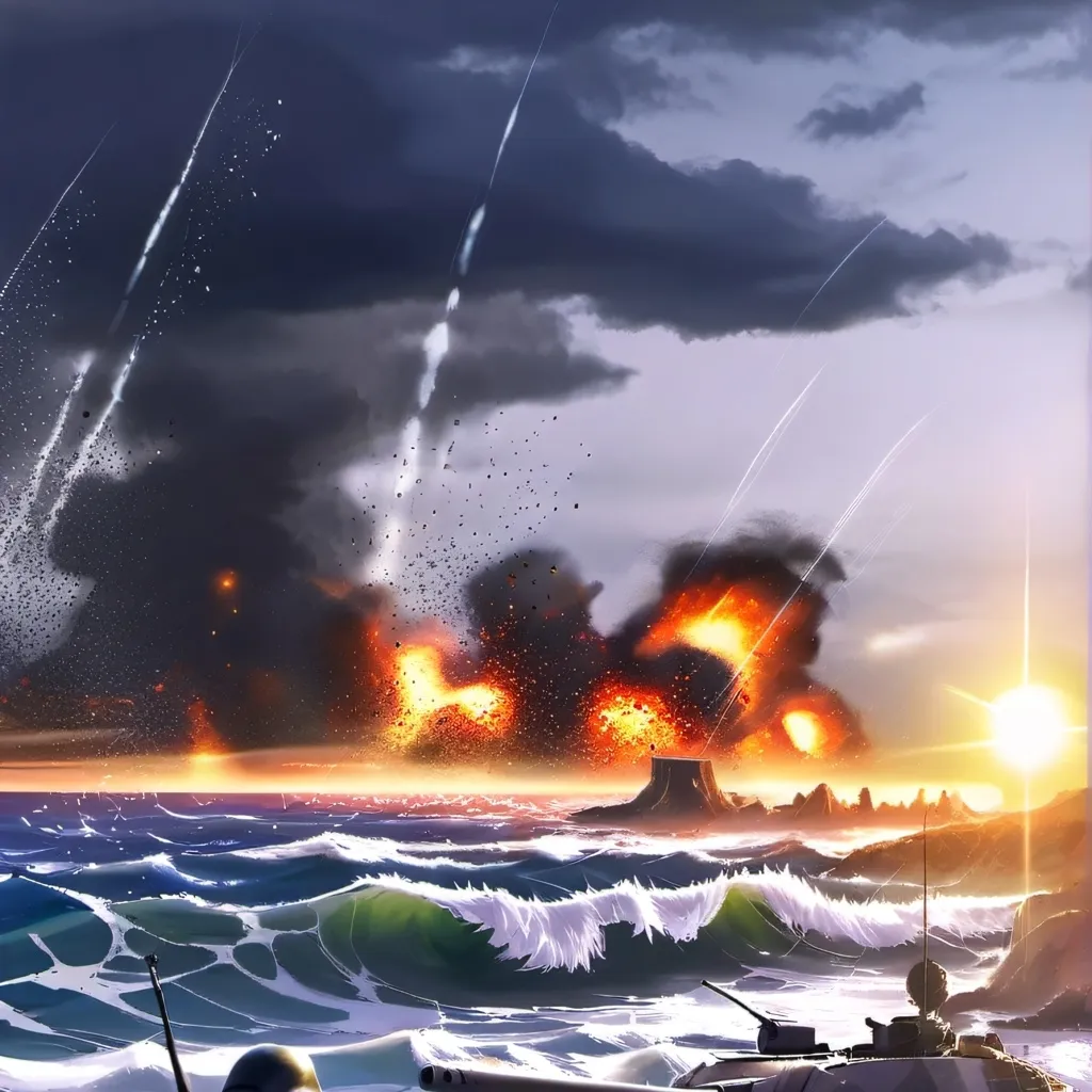 chat with ai character: WW2 Pacific beach