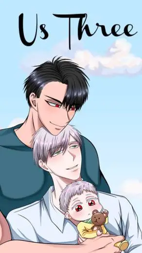 ai character: us three webtoon background