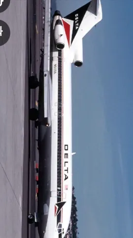 ai character: Delta airlines background