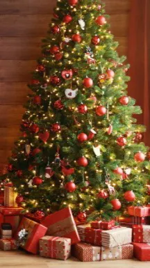 ai character: Christmad background