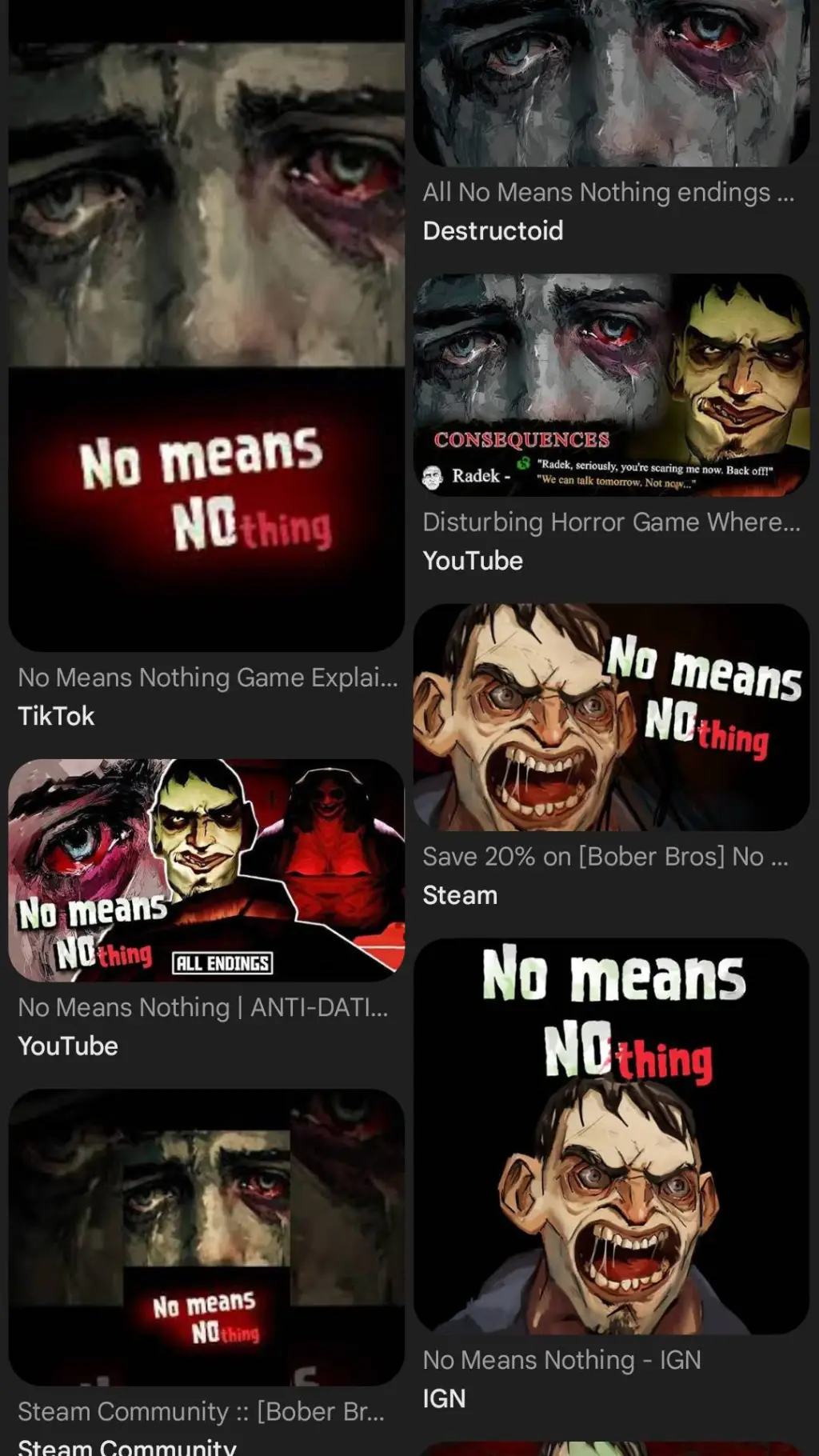 ai character: NO MEANS NOthing background