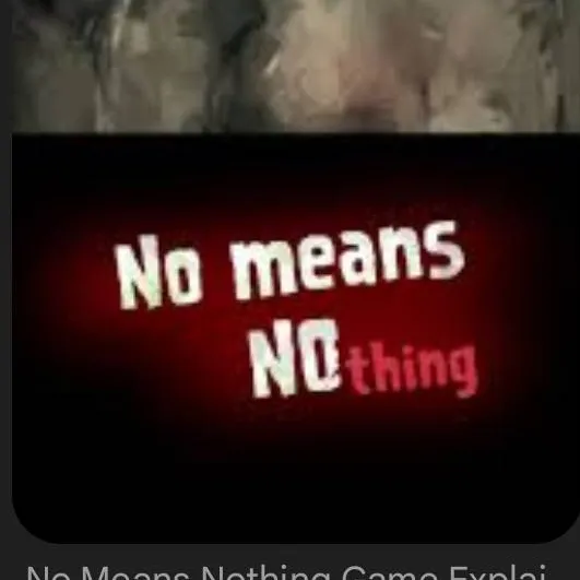chat with ai character: NO MEANS NOthing