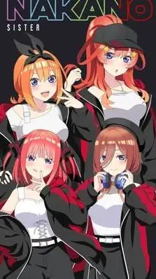 ai character: Las quintillizas  background