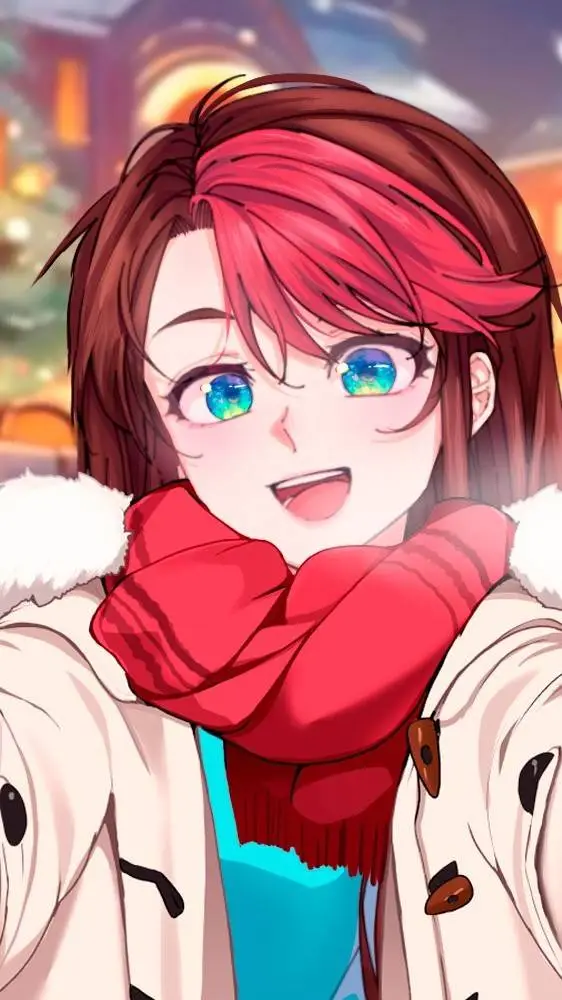 ai character: azuhh kaii  background