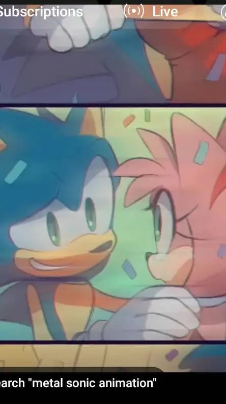 ai character: sonic x amy rose  background