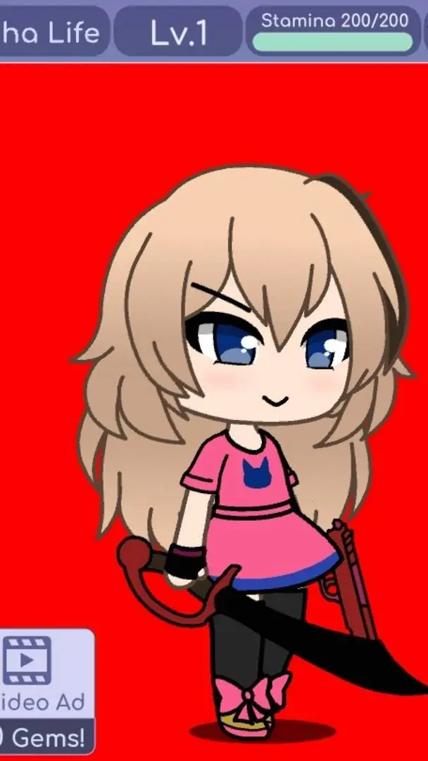 ai character: melina background