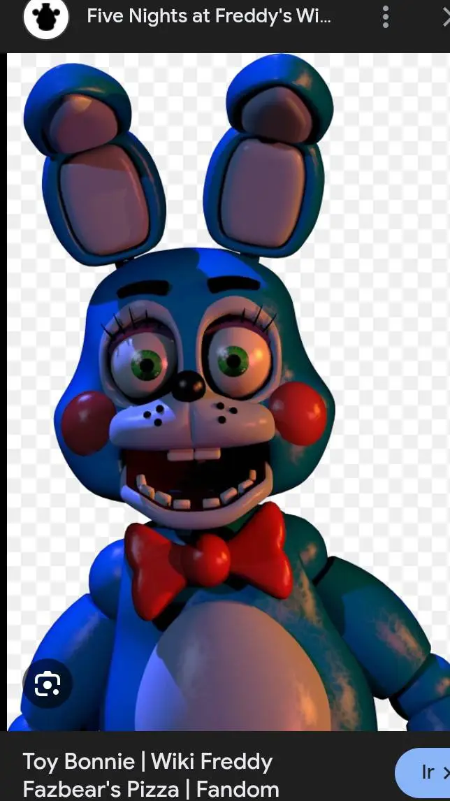 ai character: TOY BONNIE  background