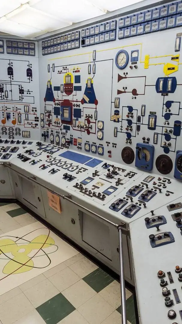 ai character: control room background