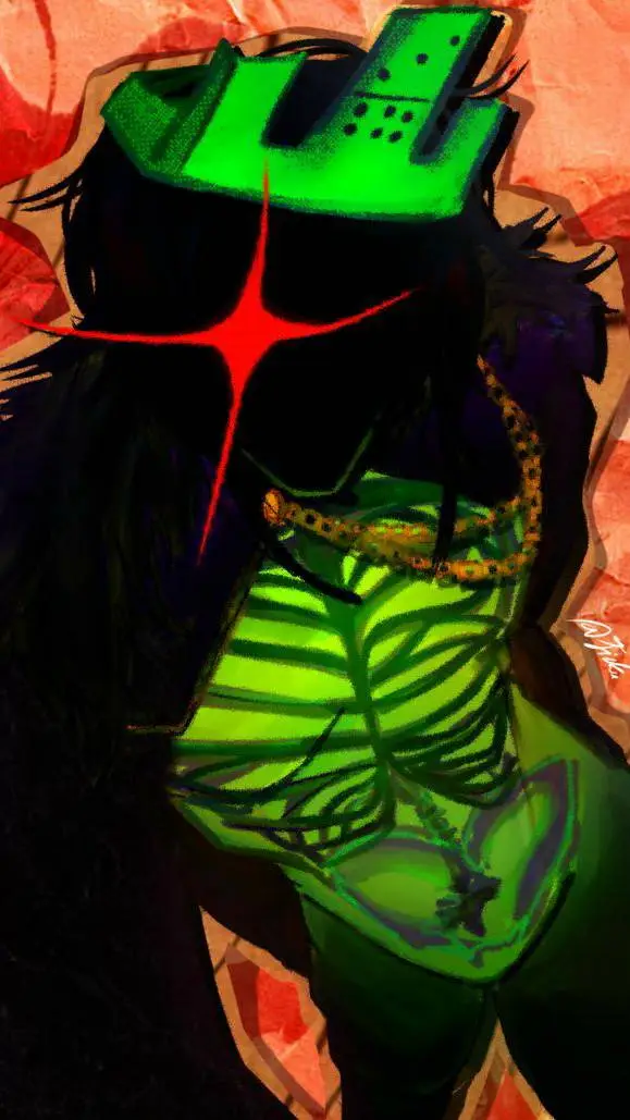 ai character: 4x1👾 background