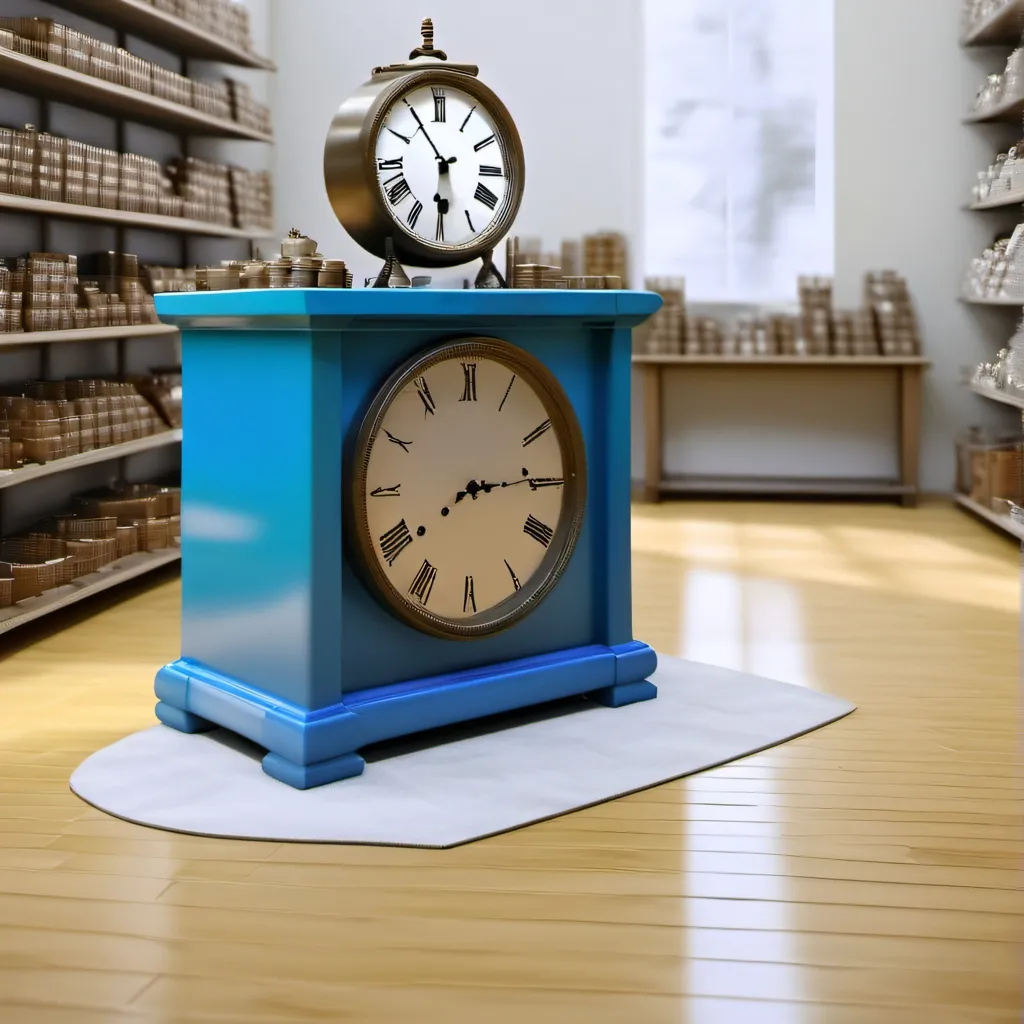 chat with ai character: clock  shop