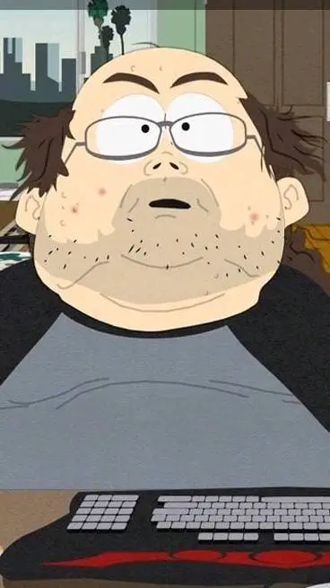 ai character: gordo gamer  background