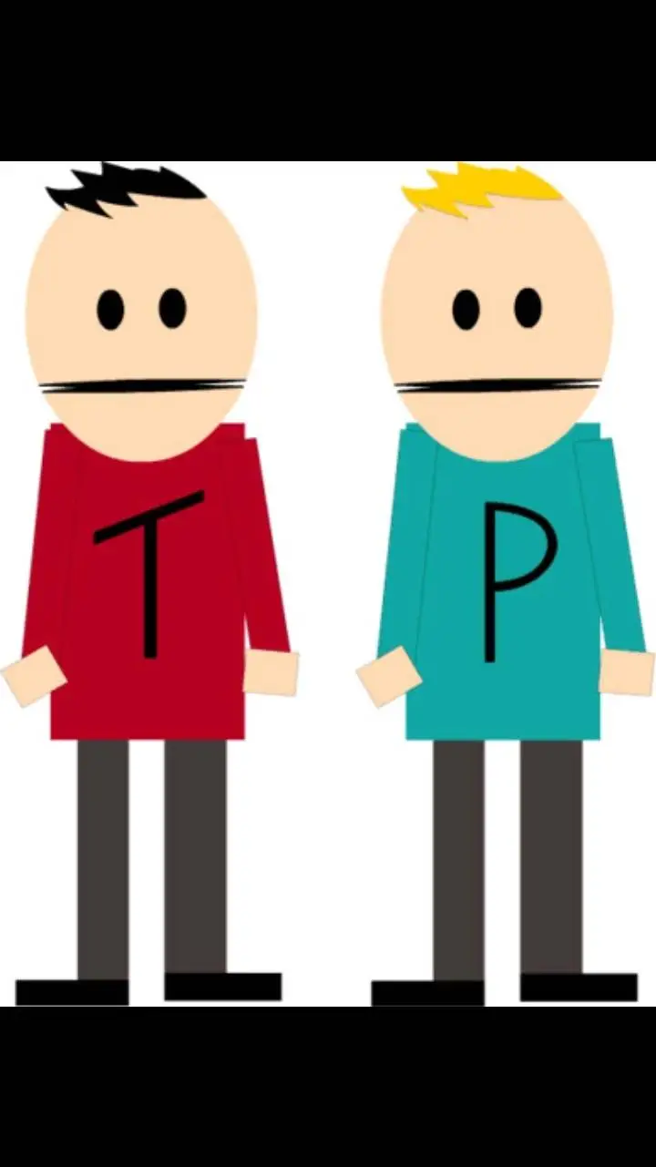 ai character: terrance y Philip  background