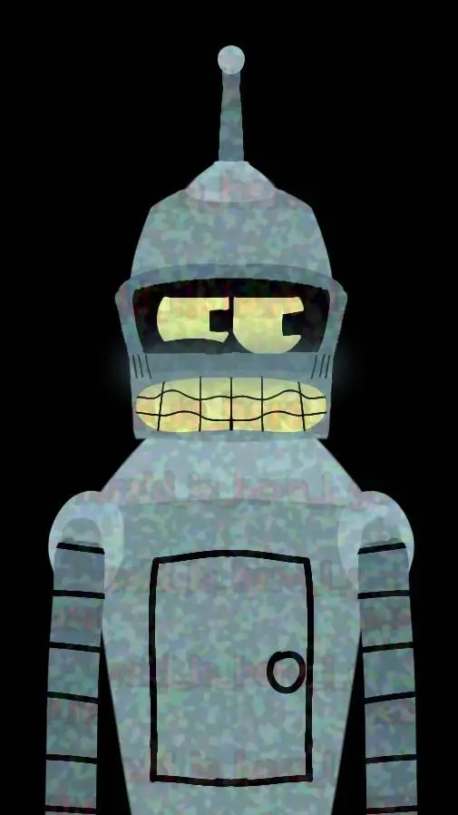 ai character: Bender (◍•ᴗ•◍) background