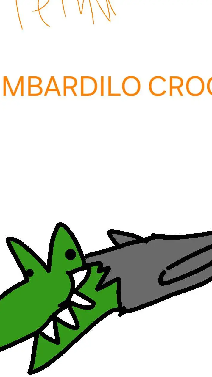ai character: bombardilococodilo background