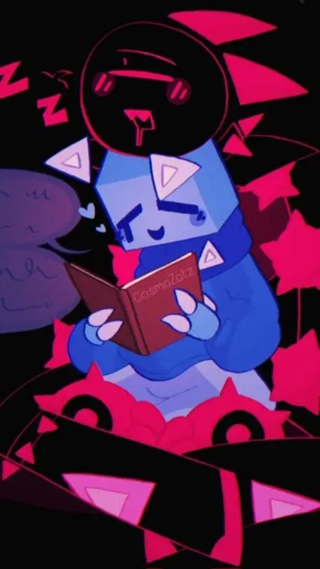 ai character: blixer x cube creo background