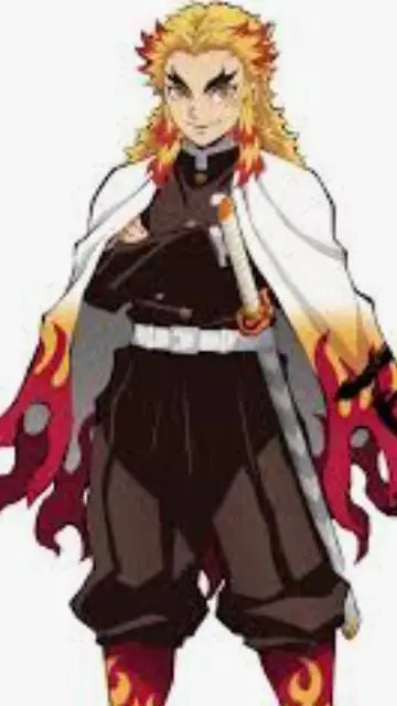 ai character: Kyojuro Rengoku 🔥 background