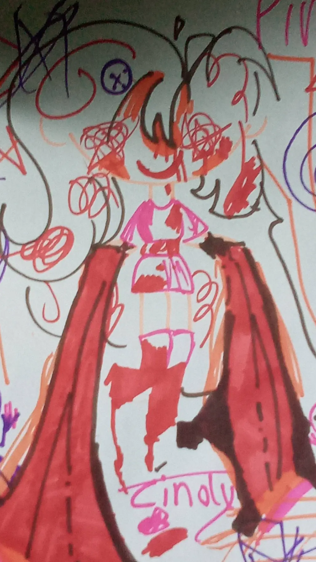 ai character: pinki cindy background