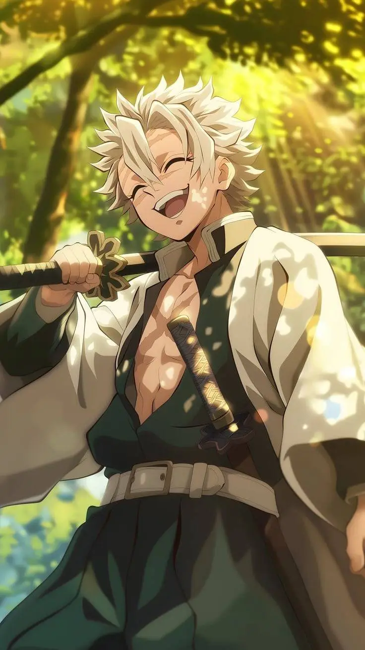 ai character: Sanemi [trend] background