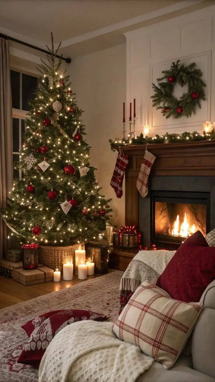 ai character: una bella navidad background