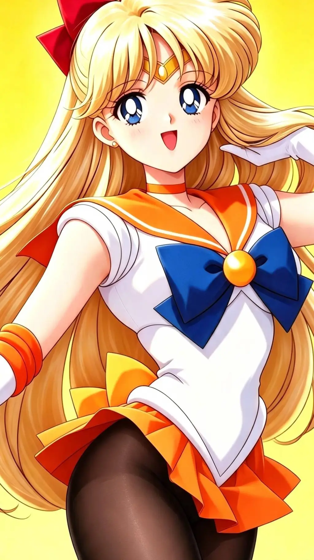 ai character: Sailor Venus background
