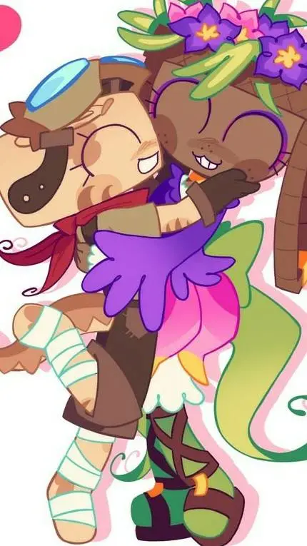 ai character: ♡FOSSILBASKET♡ background