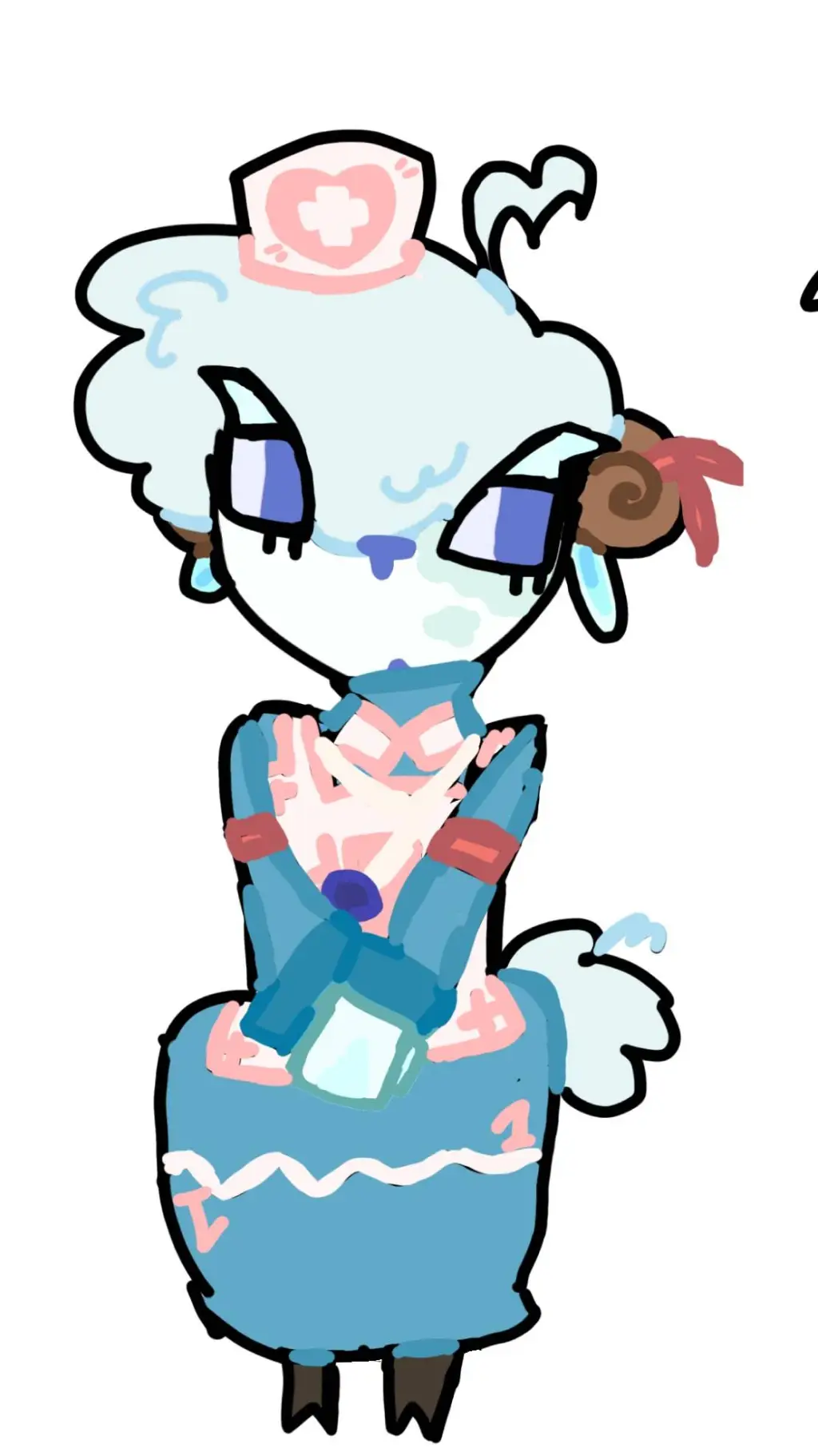 ai character: head nurse x nurse background