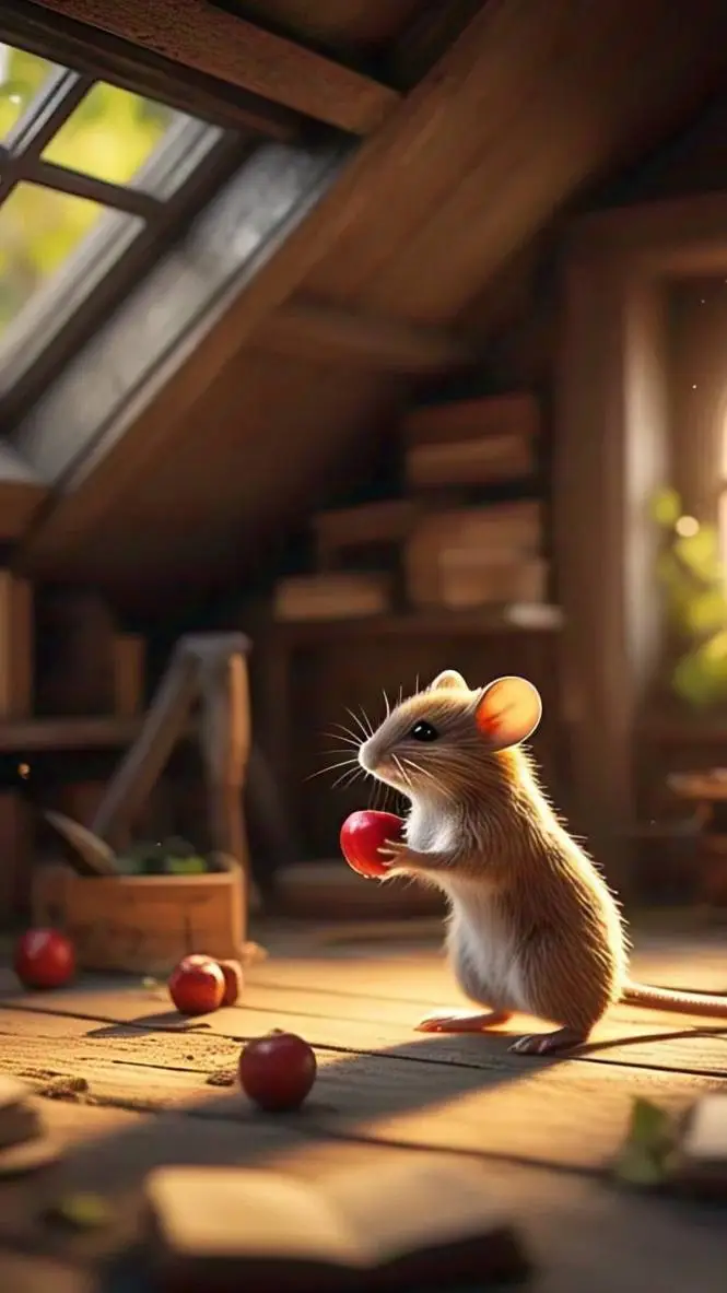 ai character: ratoncita (mia) background