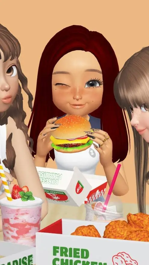 ai character: le tre amiche  background