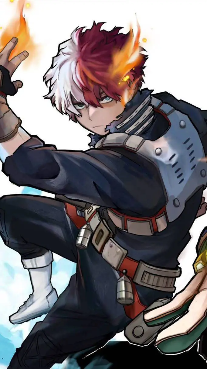 ai character: todoroki.... background