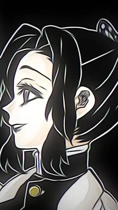 ai character: shinobu scary background