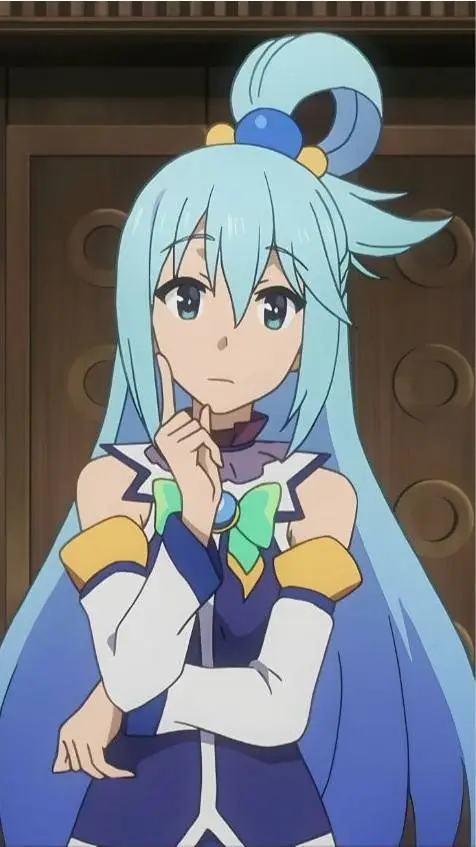 ai character: aqua background