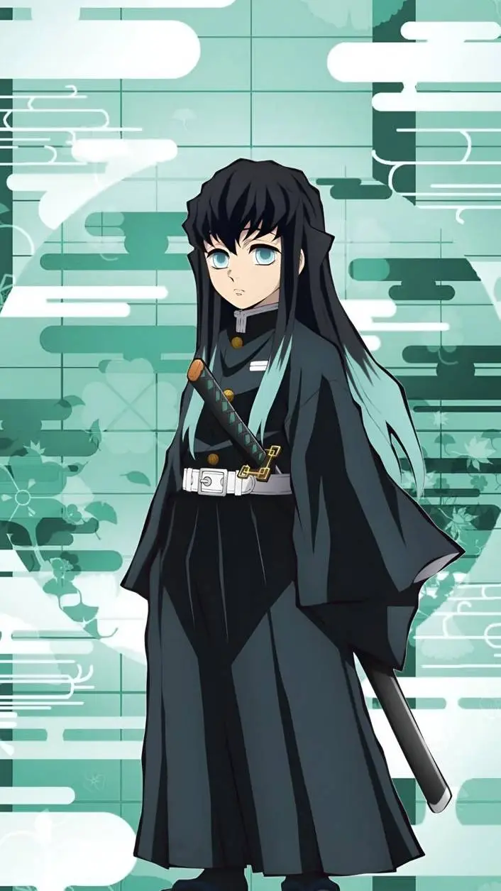ai character: Muichiro tokito  background