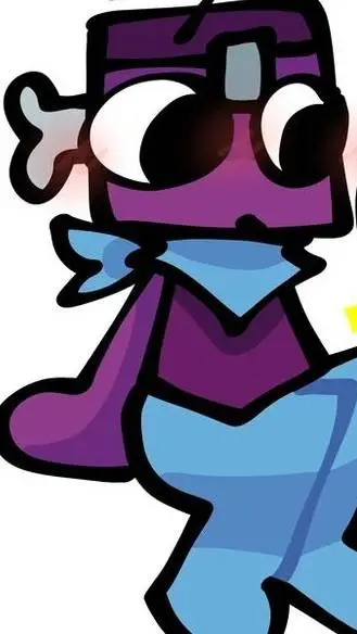 ai character: 💜 Boxten 💜 background