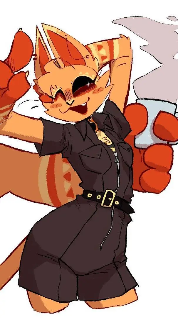 ai character: Catnap x Catfeine background