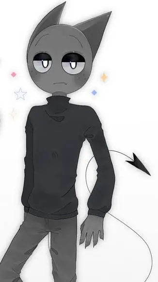 ai character: 🩶Gray🩶 background