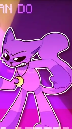 ai character: Catnap enojado background