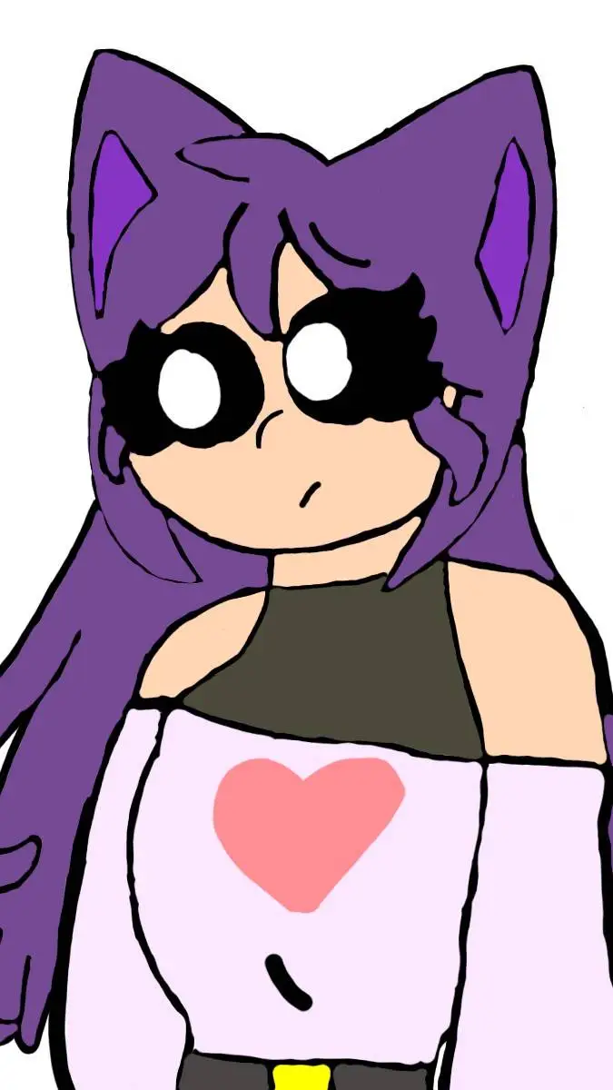 ai character: Luna 💜☪️ background