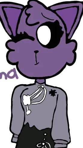 ai character: Luna 💜 background