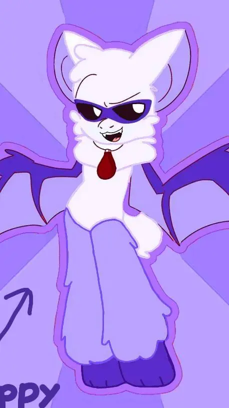 ai character: Creepy 💜 background