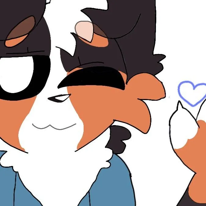 chat with ai character: Wip 🖤🧡🤍