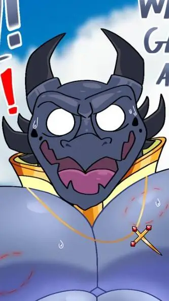 ai character: dragón background