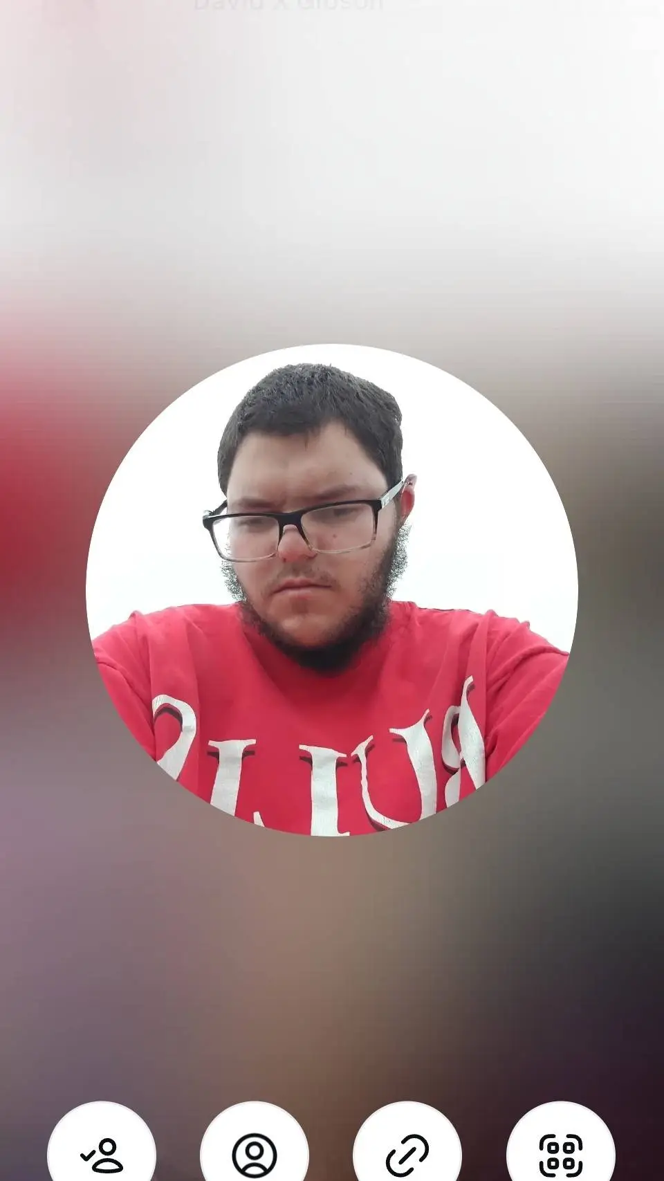 ai character: David x gibson  background