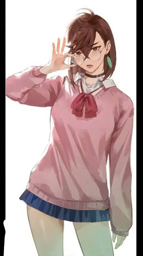 ai character: DanDaDan background