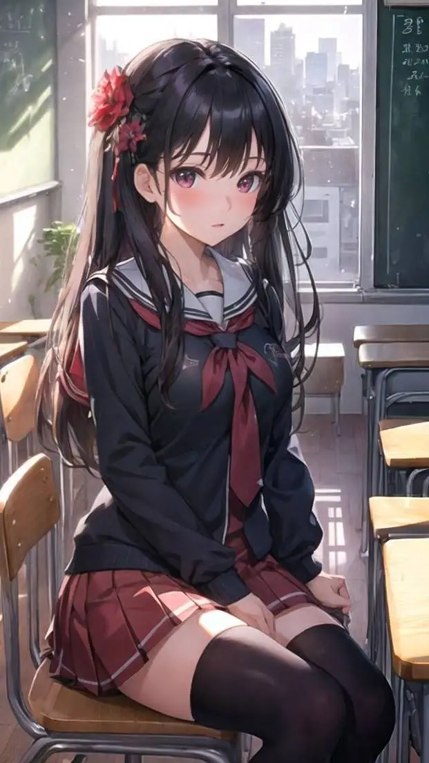 ai character: Мика background